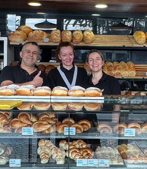 Besuch bei lokaler Bäckerei